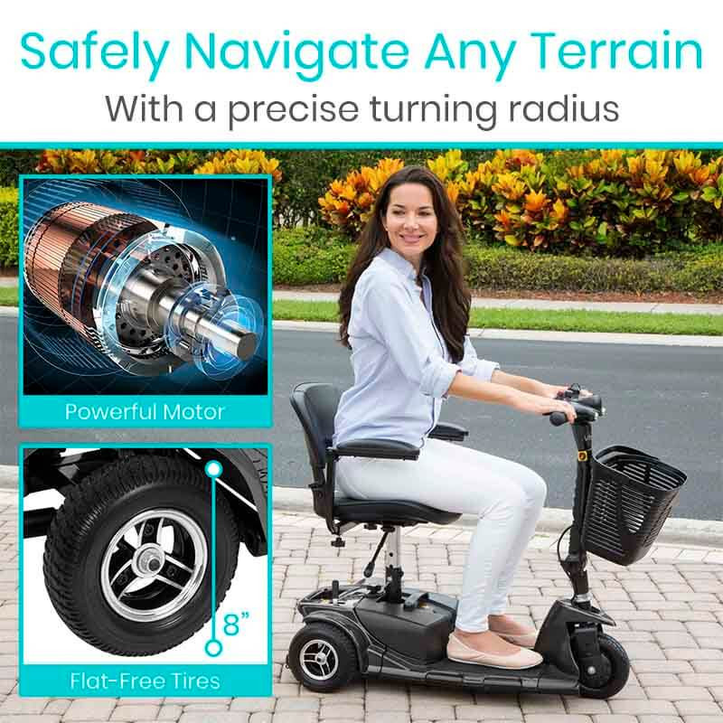 3-Wheel Electric Mobility Scooter (Long Range) photo 2