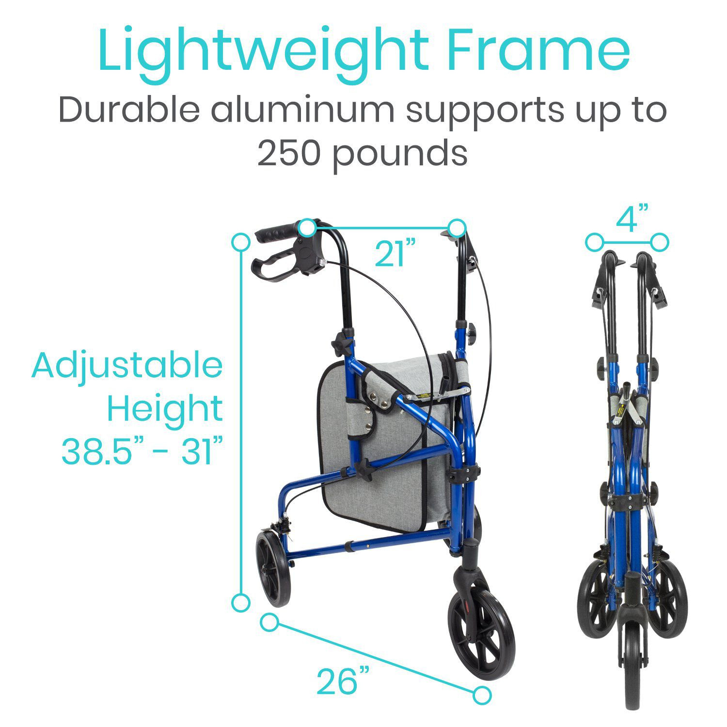 3-Wheel Rollator photo 6