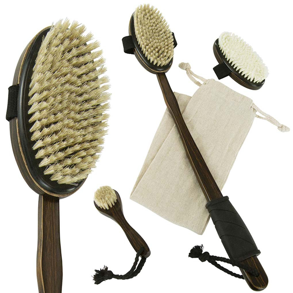 Body Brush Set — Dark
