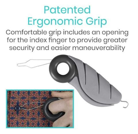 Button Hook With Finger Hole photo 2