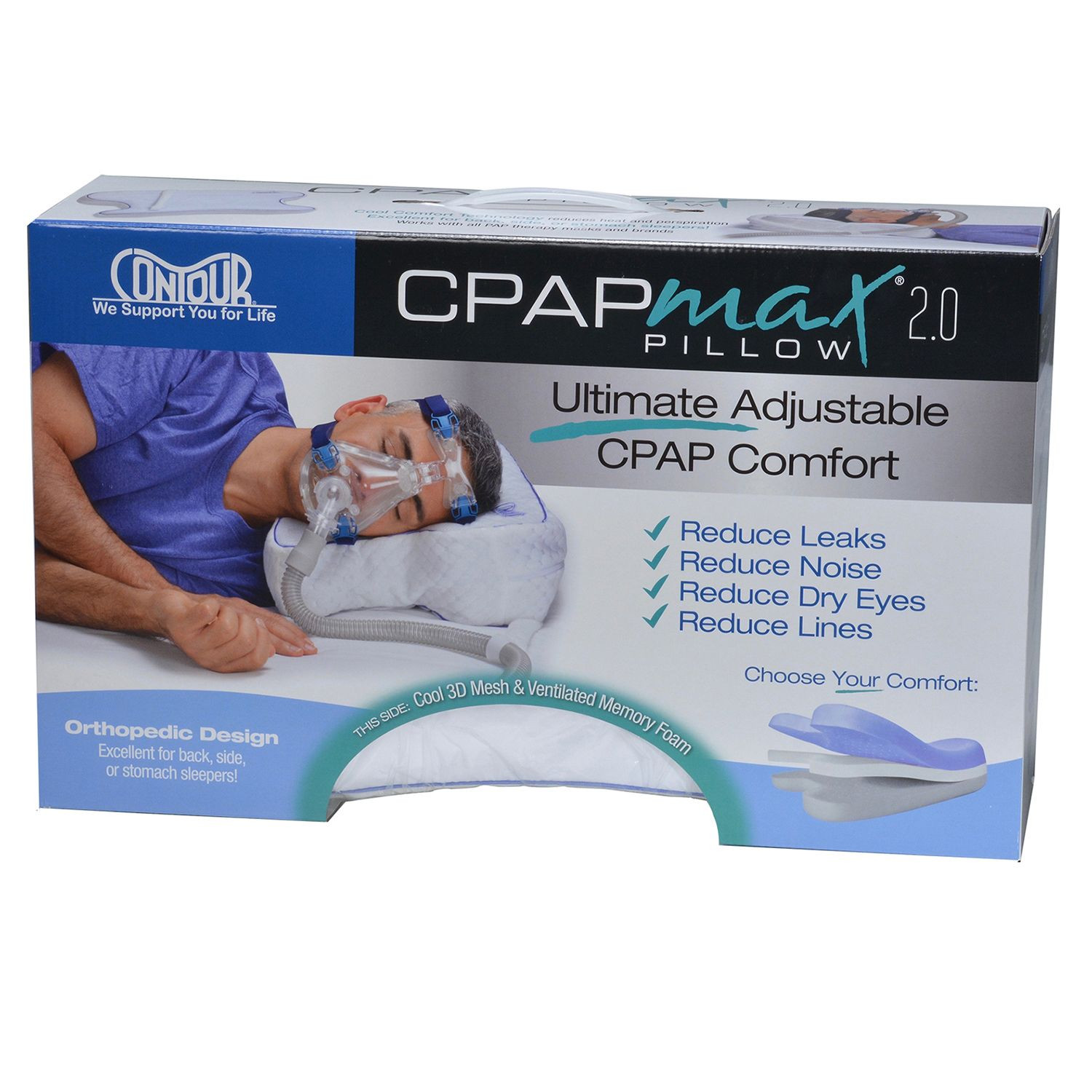 CPAPmax CPAP Bed Pillow by Contour photo 2