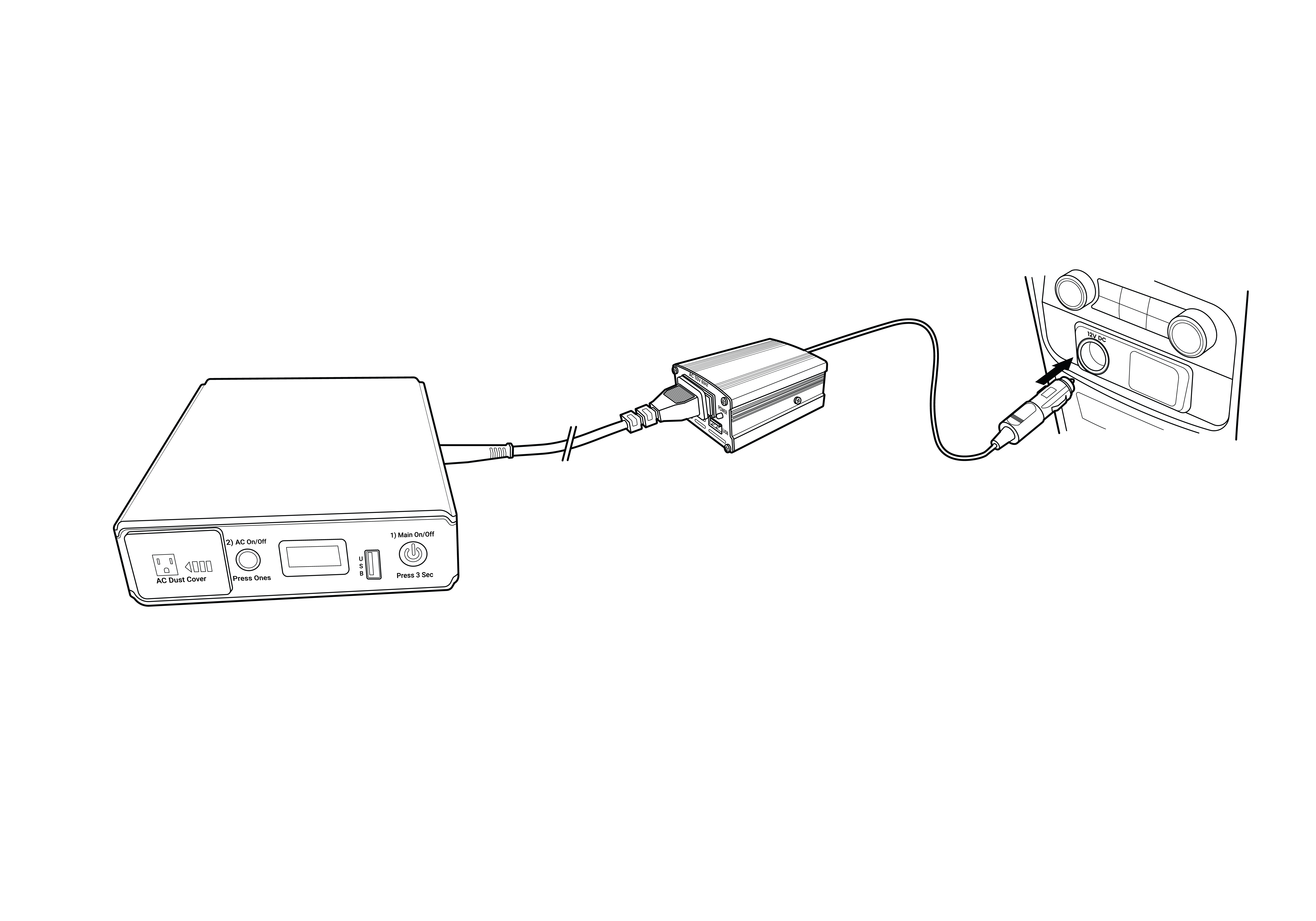 DC2AC Car Charging Inverter photo 7