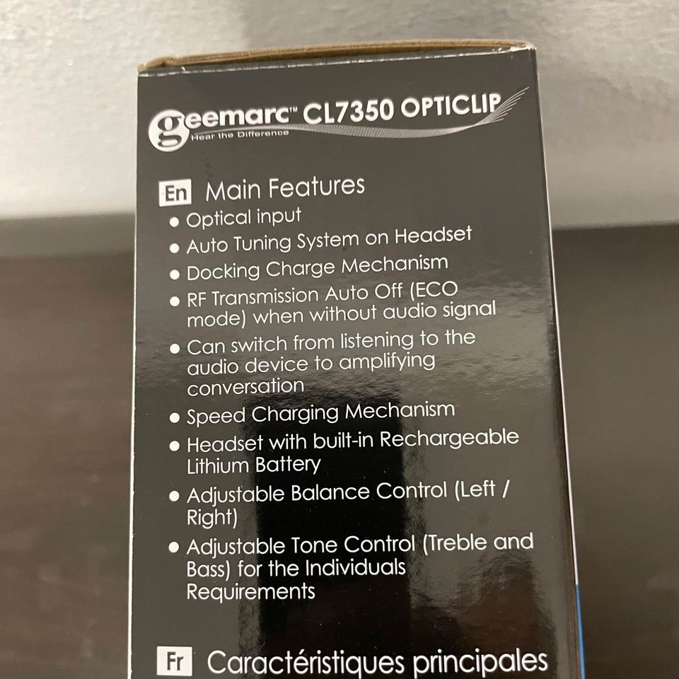 Geemarc CL7350 OptiClip TV Listener photo 3