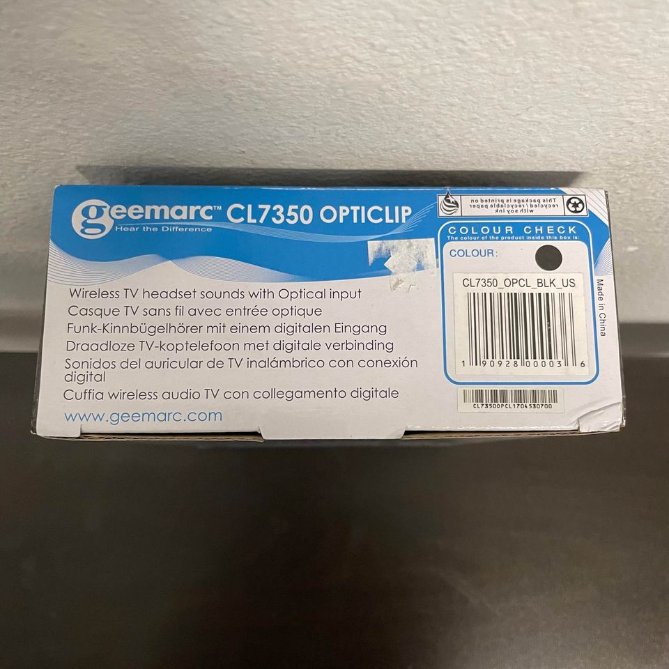 Geemarc CL7350 OptiClip TV Listener photo 4