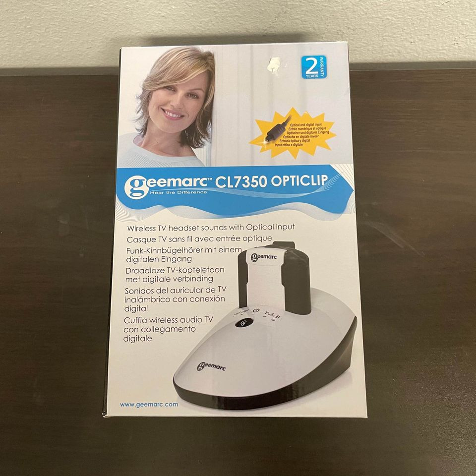 Geemarc CL7350 OptiClip TV Listener