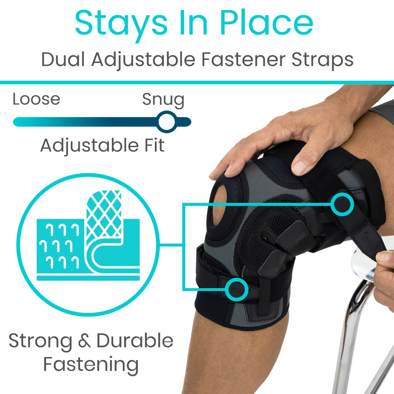 Heavy Duty Hinged Knee Brace photo 3