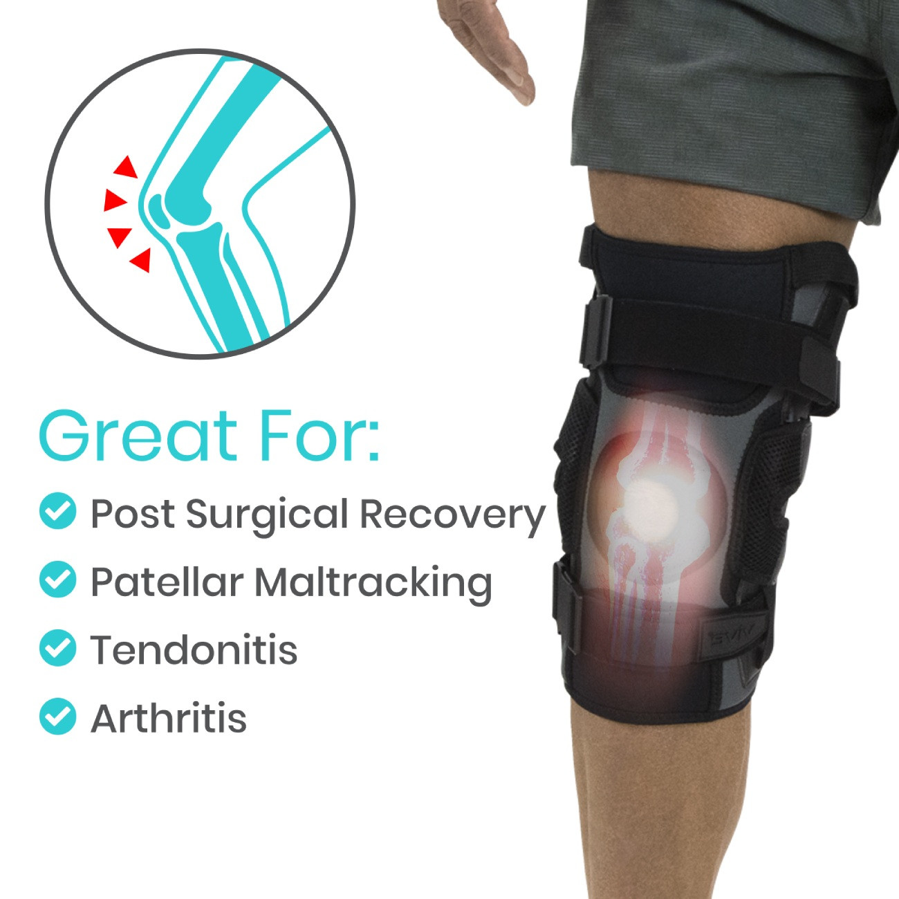 Heavy Duty Hinged Knee Brace photo 7