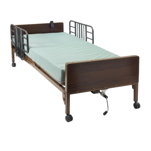 Semi-electric hospital bed